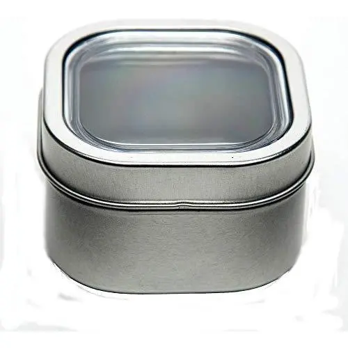 Bravada Square Spice & Food Storage Tins BPA Free Clear Window Secure Lid … 2/3 cup, Set of 6 Bravada Square Spice & Food Storage Tins BPA Free Clear Window Secure Lid … 2/3 cup, Set of 6