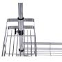 Wall Mounted Spice Jar Rack,304 Stainless Steel Bottle Shelf Organizer Storage Holder DIY Rotatable Corner Wall Shelves