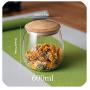 Creative Jar Spices Borosilicate Glass Jars With Lid Sealed Kitchen Storage Bottle Coffee Sugar Bulk Container Candy Cans,600Mlb162