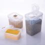 Sealed Grain Storage Container Kitchen Refrigerator Portable Transparent Plastic Moisture-proof Food Nut Storage Box Food Dispensers