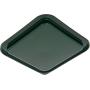 Carlisle 10740-08 7.31" Length x 7.31" Width x 0.63" Height, Forest Green Color, Polyethylene StorPlus Square Food Container Cover