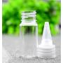 6PCS 15ml/0.5oz Empty Refillable Clear Plastic Tip Cap Bottle Vial Jars Holder Makeup Cosmetic Containers Sample Storage Portable Travel Bottle for Lotion Essential Oil Toner Liquid