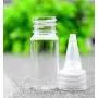 6 STÜCKE 15ml/0.5oz Leere Wiederbefüllbare Klare Kunststoff-Kappenflasche Behältnis für Make-up Kosmetik Proben Lagerung Tragbare Reiseflasche für Lotion, Ätherische Öle, Toner Flüssigkeit