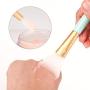 4PCS Silicone Brushes, Flexible Facial Brushes for applicator the skincare products/ Body Lotion Applicator Tools