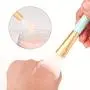 4 Pinceaux en Silicone, Flexibles, pour Application des Produits de Soin/Outil d'Application de Lotion Corporelle