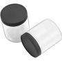 Slime Jars With Lids - PCS 8 Oz Clear Empty Slime Storage Containers, Slime Jars with Lids and Labels - BPA Free