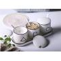 Mini Spice Jars Creative home ceramic cruet set kitchen supplies