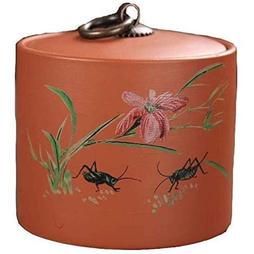 ETERLY Creative Ceramic Tea can,Sealed Tea Storage Container for Jam Baby Sugar Coffee Nuts Spice- 8x8cm(3x3inch) (Color : B, Size : 8x8cm(3x3inch))