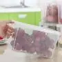 Kühlschrank Lagerbox Transparente Behälter Organizer Versiegelte Lebensmittel Früchte - Gläser Boxen Flaschen Gläser Boxen Störtezeuger Lagereinheit Kühlschrank Rechteckige Lagereinheit