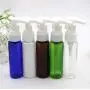 6PCS 30ML 1OZ Transparent Empty Plastic Pump Bottles with White Pump Head Shower Gel Shampoo Lotion Conditioner Storage Holder Refillable Portable Container Jar for Travel Home Use