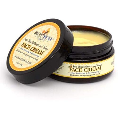 Bee by the Sea Natural Sea Buckthorn and Honey Anti-Aging Face Cream, 2 oz