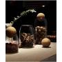 Glass Storage Jar, High Borosilicate Glass, Preserving Jars with Airtight Lid for Tea Coffee Herb Spices Sugar and More (C/800ml)