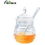 | Storage Bottles & Jars | Acrylic Clear Honey Jar Seasoning Bottle Fruit Jam Juice Honey Bees Storage Bottle Container Honey Pot with Dipper and Lid | by HUDITOOLS | 1 PCs