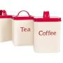 Hot Sale X022SS Set of 3 Metal Food Storage Tin Canister/Jar/kitchen Containers/Home Gift with lid