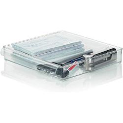 Kela &quotGent Storage Container, PS Plastic, Transparent, 30x30x5cm