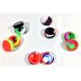 (100pcs) 5 ml Non-stick Silicone Containers Jar wholesale - Mixed Colors