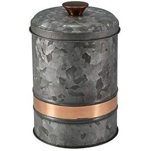 Thirstystone Industrial Luxe Iron Canister, small, Silver