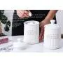 Canisters Sets for the Kitchen, Safer and Healthier Ceramic Kitchen Canisters set of 3 for Saving Sugar Tea Coffee Jars with Airtight Lids White Canister Food Storage jars TAWCHES TC001 (C White 3pcs) Canisters Sets for the Kitchen, Safer and Healthier Ceramic Kitchen Canisters set of 3 for Saving Sugar Tea Coffee Jars with Airtight Lids White Canister Food Storage jars TAWCHES TC001 (C White 3pcs)