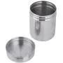 Bocal de Rangement Alimentaire, Acier Inoxydable 304 Scellé Portable pour Thé, Café, Graines (Petit)