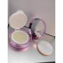 15ML Empty Round Air Cushion Puff Box Cushion Pact Cosmetic Make up Case DIY Dressing Holder BB CC Liquid Cream Foundation Powder Container for Women Lady Girls (Light Purple)