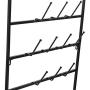 Sorbus Mug Rack Cup Holder - Wall Mounted Home Storage Mug Hooks with 5-Tier Display Organizer for Coffee Mugs, Tea Cups, Mason Jars, and More ? Holds 18 Mugs ? Black Metal