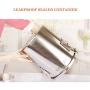 Food Storage Containers Jar 304 Stainless Steel with Lids Airtight Bpa Free Large, Cookie Jar Cereal Coffee Storage Containers Jar for Kitchen Pantry Organization Canister Candy Bulk, 6.9L/14L/20L