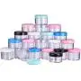 Bouteilles à Échantillons en Plastique Transparent 21 Pièces, 10/15/20g, Ronds, avec Bouchons à Vis et 7 Mini Spatules pour Cosmétiques, Ongles, Bijoux Bouteilles à Échantillons en Plastique Transparent 21 Pièces, 10/15/20g, Ronds, avec Bouchons à Vis et 7 Mini Spatules pour Cosmétiques, Ongles, Bijoux