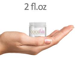 COCO & CO. 100% RAW Coconut Oil for Hair & Skin, Beauty Grade - Mini Jar, (2oz)