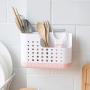 Kitchen Storag Box - 3 Kitchen Plastic Draining Rack Hollow Drying Stand Rack Kitchen Tools Cage Cutlery Chopsticks Spoon Holder Storage Box