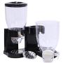 YJYdada Cereal Dispenser Double Single Dry Food Snack Grain Canister Plastic Storage (Black)
