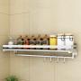 Spice Rack Wall Mount Single With Protection Railing And Towel Holder Stainless Steel Shelf Organizer Herb Jar Container For Kitchen Bathrooms Pantry Cabinet Storage (Size : 70cm)