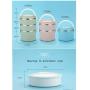 Thermos Food Jar Thermos Stainless Food Flask Pink,Leakproof Insulated Food Containers With Portable Insulated Bag,Multi-storey (Color : Pink, Size : 1000ml)