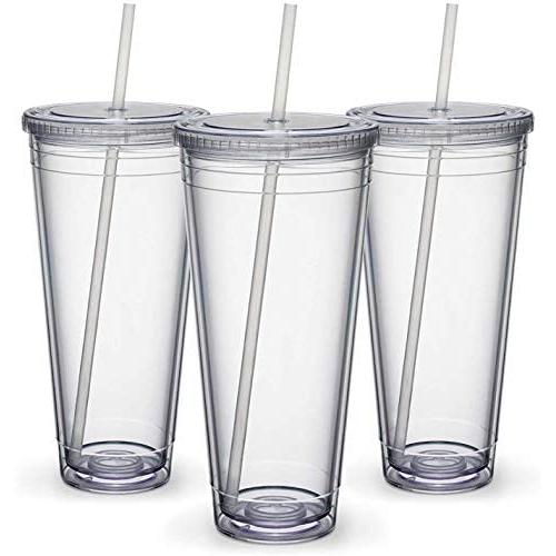 Maars Isolierreisekugler 32 oz. | Doppelwand-Acryl | 3er-Pack