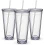 Maars Isolierreisekugler 32 oz. | Doppelwand-Acryl | 3er-Pack