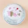 Kitchen Home Decor Metal Candy Jars Floral Coffee Storage Box Container Sugar Bowl Can Tea Tin Home Accessories Snack Canister,Creamy White