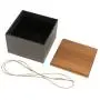 Bambusdeckel Aufbewahrungsboxen Holzbehälter Organizer Tee Aufbewahrungsbox Caddy Gläser Kaffee Dosen - A