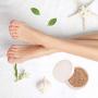 Emilia Foot Scrub With Dead Sea Minerals, Natural Exfoliating Spa Pedicure Scrub For Callus Removal for Rough Soles and Heels Skin - Apricot gritty - Cream Cleansing Delicate Feet - 5.2 Fl Oz - Peppermint Oil