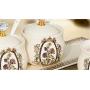 Mini Spice Jars European creative kitchen supplies ceramic cruet three-piece set with base