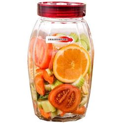 Kitchen Food Storage Jar Airtight Food Storage Kitchen Glass Jar Moisture-Proof Home Multi-Purpose Jam Bottle Cruet Glass Sealed Can (Color : 1.8l)