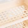 HMANE 3 Tier Spice Rack Sundries Storage Rack Plastic Storage for Spice Bottles/Jars/Seasonings/Supplies for Kitchen Cabinet Bathroom - (Nordic Beige)