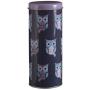 Premier Housewares Happy Owls Storage Canister, 8 x 8 x 18 cm, Blue