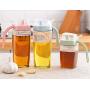 Mini Spice Jars Creative kitchen supplies large capacity glass leakproof seasoning bottle sealed transparent oil