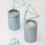 Brabantia Canister Jar with Window Lid, 1.4 L - Metallic Mint Brabantia Canister Jar with Window Lid, 1.4 L - Metallic Mint
