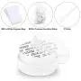 SumDirect 50Pcs 10G/10ML Clear Plastic Cosmetic Containers with Lids, Sample Jars, Makeup Sample Containers for Cream Lotion with Pressure Sensitive Films