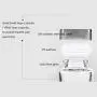 LQQGXLCondiment bottle, jar condiment storage box Spice jar Oil dispenser Glass storage jar Spice jar Small sealed food storage container Spice storage box