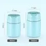 Bouteille isotherme en acier inoxydable pour enfants, contenant alimentaire à vide étanche avec cuillère pliable, isolation 8-12 heures, sac de rangement (Couleur : Vert, Taille : 800ML) Bouteille isotherme en acier inoxydable pour enfants, contenant alimentaire à vide étanche avec cuillère pliable, isolation 8-12 heures, sac de rangement (Couleur : Vert, Taille : 800ML)