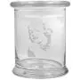 12 oz Clear Glass storage Herb Stash Jar and Lid with Marilyn Monroe Logo