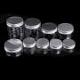 9 Size Clear Plastic Jar And Lids Empty Cosmetic Containers Makeup Box Travel Bottle Empty Cosmetic Packaging Box 30Ml 250Ml,60Ml