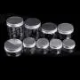 9 Size Clear Plastic Jar And Lids Empty Cosmetic Containers Makeup Box Travel Bottle Empty Cosmetic Packaging Box 30Ml 250Ml,60Ml