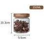 Réservoir de stockage alimentaire WANGLX, Bouteille en verre, Joint Hermétique, Boîte en Verre Borosilicate Résistante à la Chaleur, Boîte de Conserve en Bois, Pot de Conservation pour Fruits Secs Réservoir de stockage alimentaire WANGLX, Bouteille en verre, Joint Hermétique, Boîte en Verre Borosilicate Résistante à la Chaleur, Boîte de Conserve en Bois, Pot de Conservation pour Fruits Secs